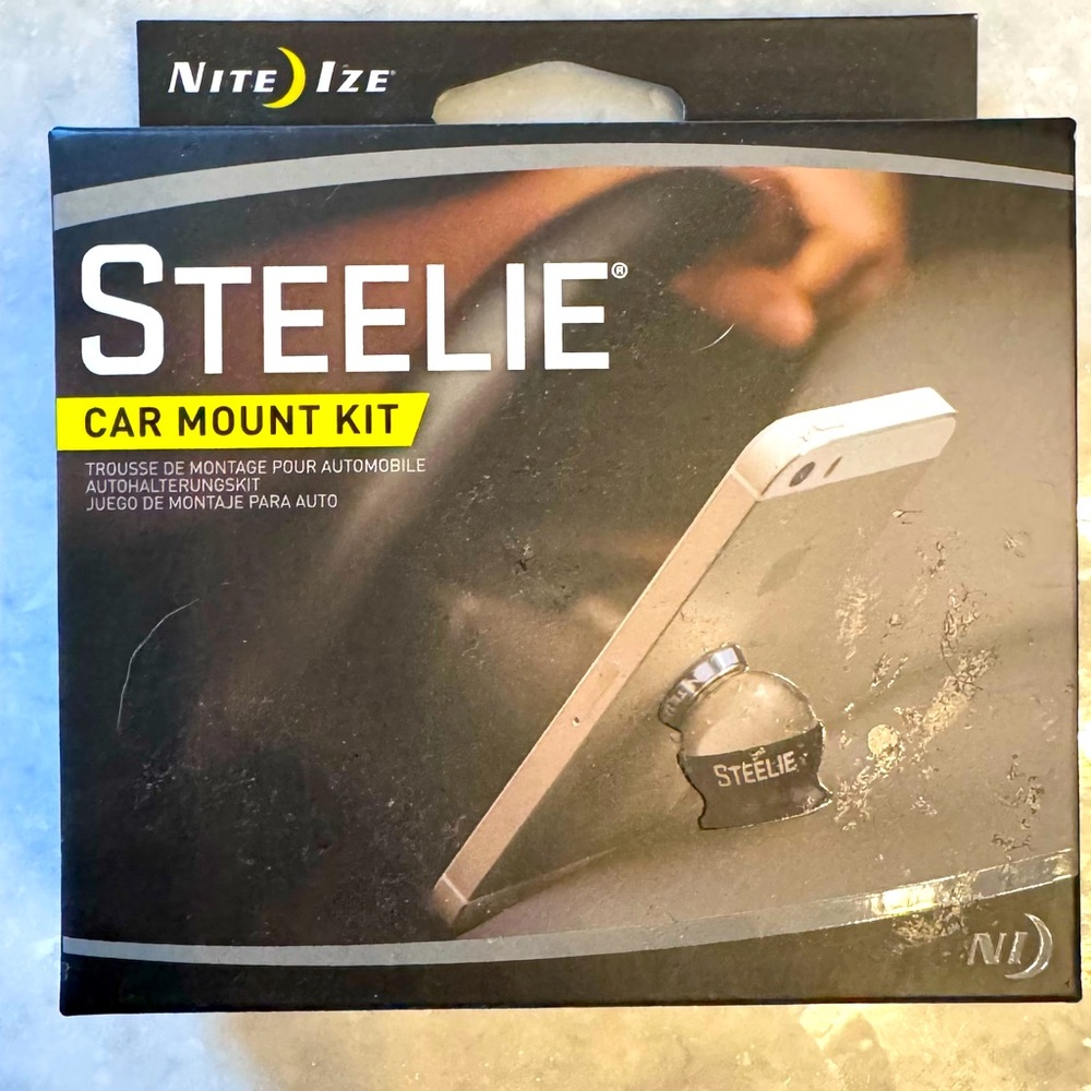 NIB Steelie Phone Chrome Car Mount